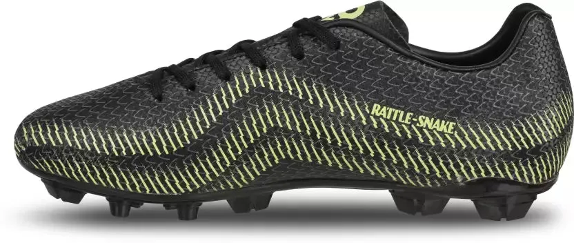 Rattle Snake Football Stud Football Shoes For Men (Black)