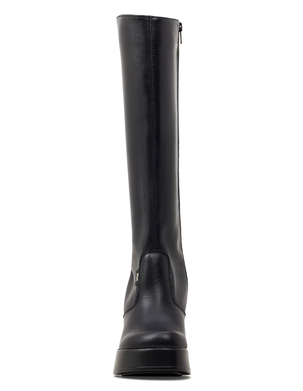 Roc Boots Nebraska Black Leather Knee High Boots