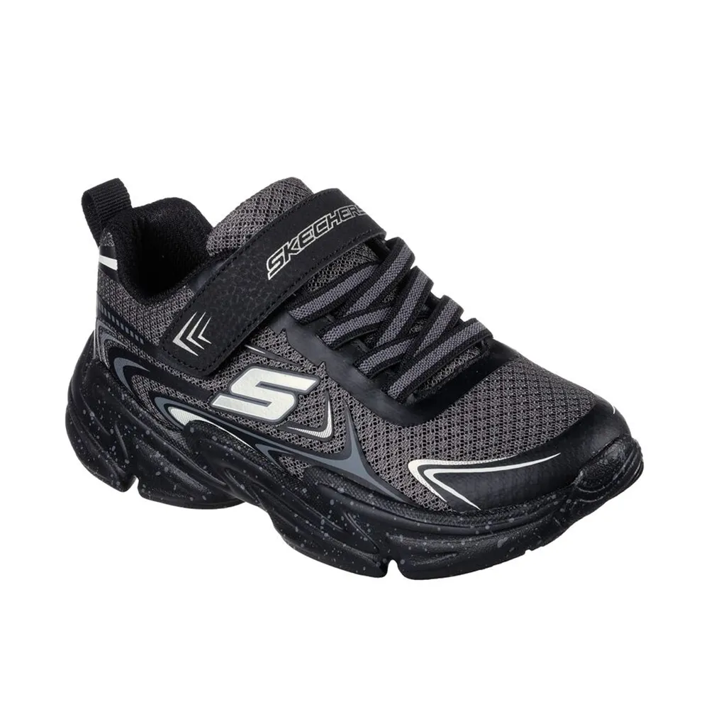 Skechers Lifestyle Sports Lifestyle Shoes For Kids, Charcoal & Black