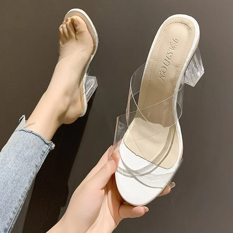 Transparent High Heels For Women