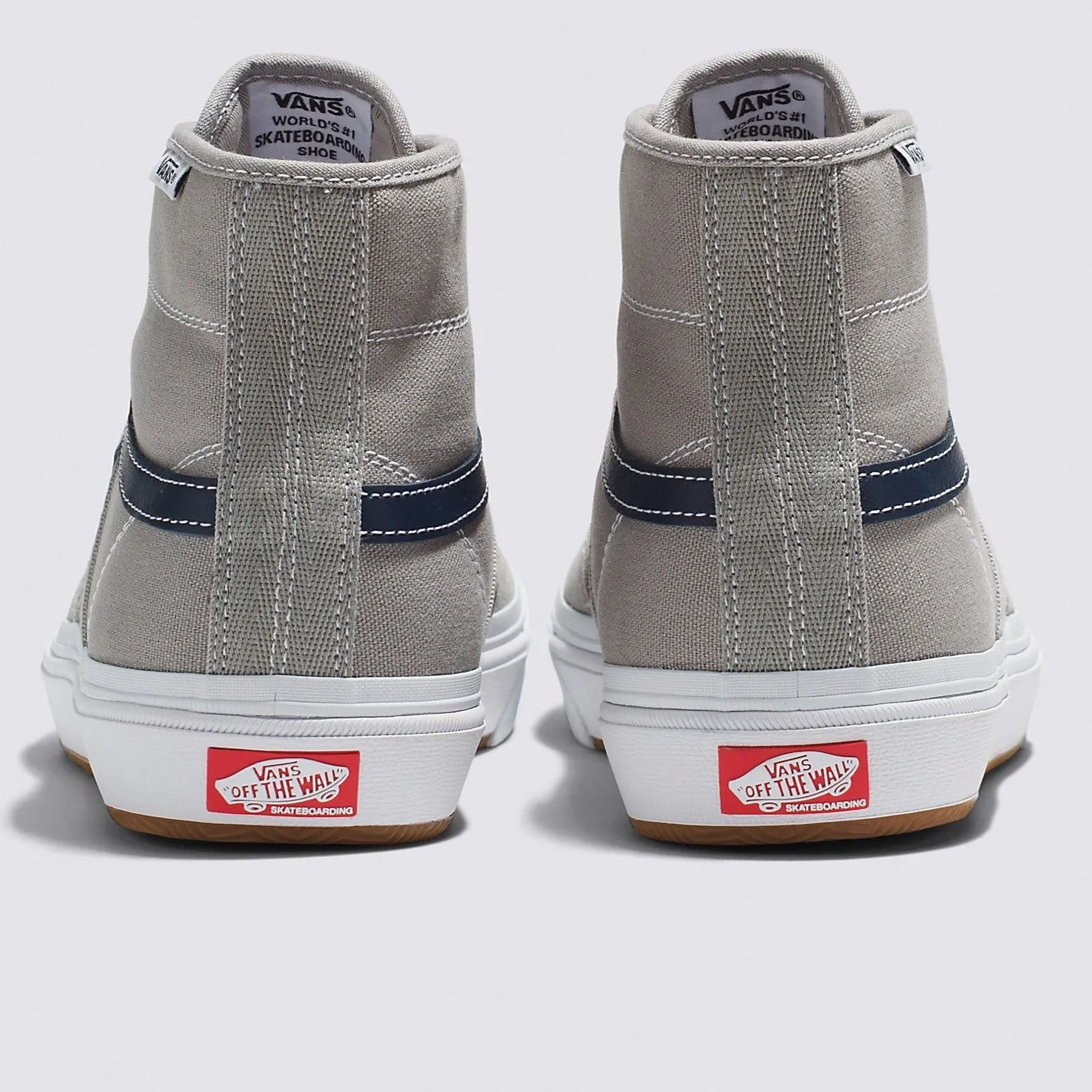 Vans Gilbert Crockett High Skateboard Shoe - Grey/Blue