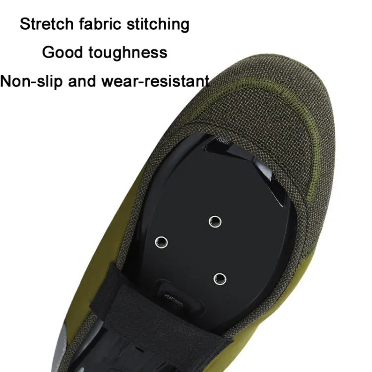 WEST BIKING YP0215049 Cycling Windproof And Warm Shoe Cover, Size: L(ArmyGreen)