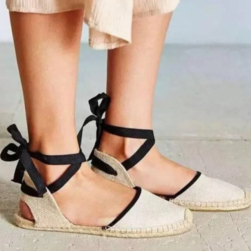 Women's Ankle Strap Outsole Flat Sandals