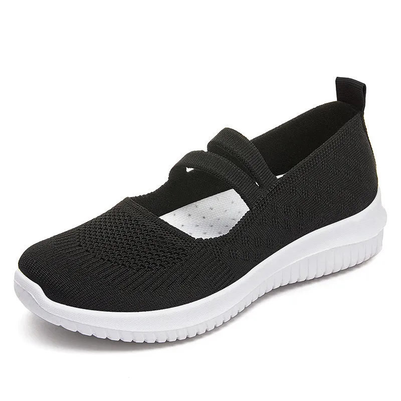 Women's Knit Mary Jane Flat