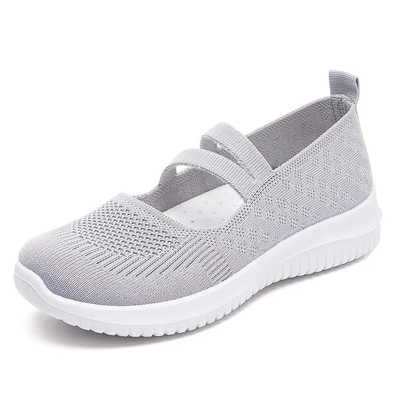 Women's Knit Mary Jane Flat